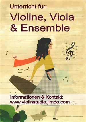 Geigenunterricht, Violine, Viola, Ensemble, Musiktheorie, Kerstin Josephine Reinboth (VIOLINstudio), Geige, Hildesheim