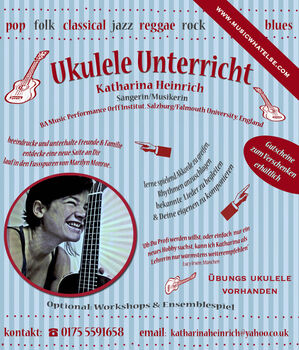 Ukuleleunterricht, Kurse & Gutscheine auch online, Katharina H., Ukulele, München - Au-Haidhausen