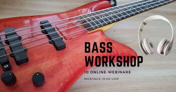 Webinar für Anfänger - Online Bass lernen, Bernhard Heck, Bass, Nierstein