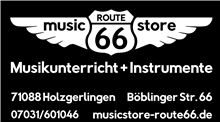 (E) Gitarrenunterricht / Musicstore Route66 - Private Musikschule & Musikinstrumente